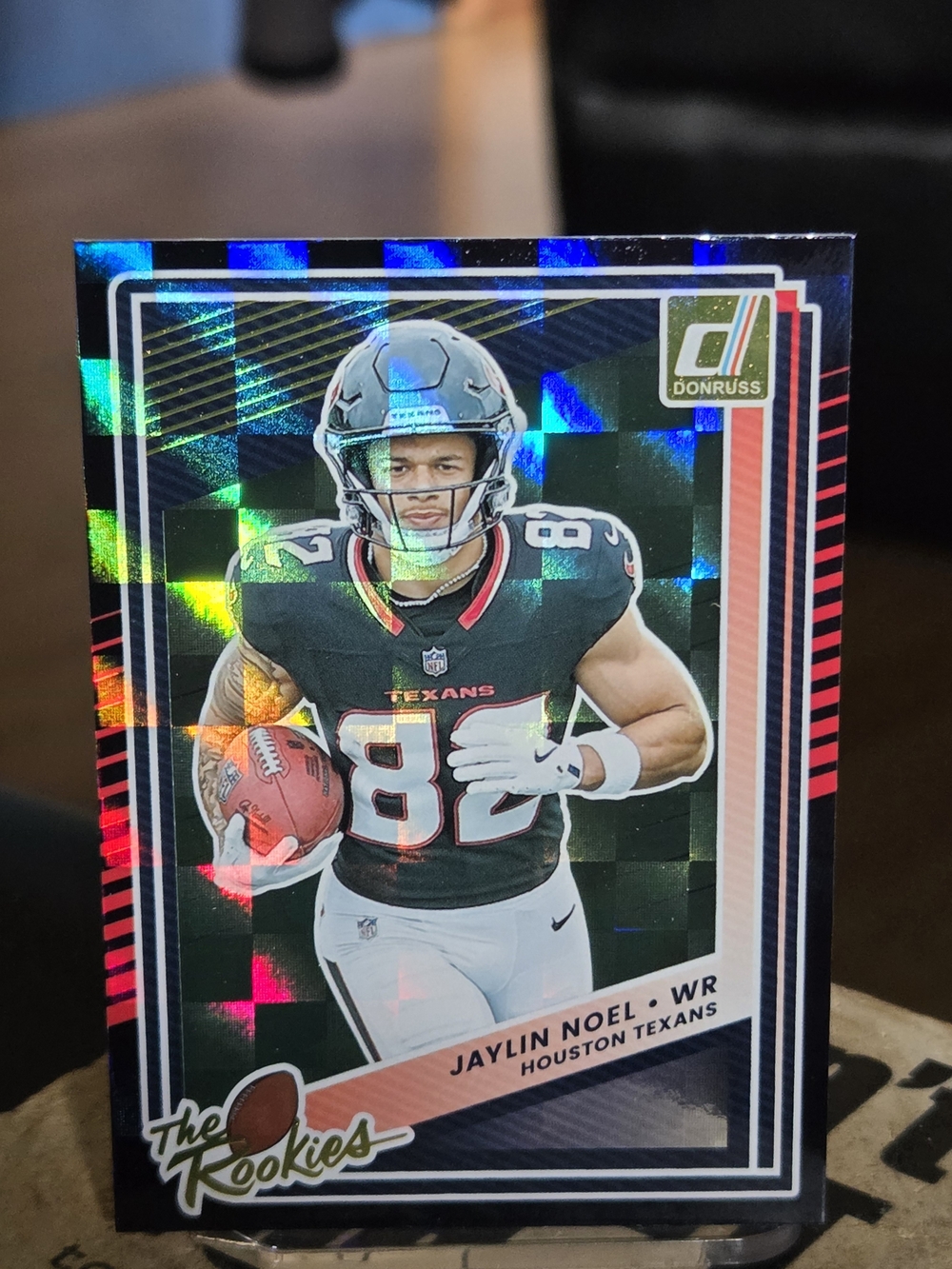Panini Donruss Football Card - Black, White, Red